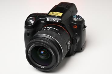 Sony a55 + DT 18-55mm 3,5-5,6 SAM  -Gebrauchtartikel-