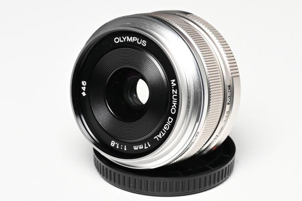 Olympus M.Zuiko Digital 17mm 1,8 silber  -Gebrauchtartikel-