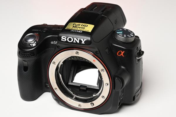Sony a55 + DT 18-55mm 3,5-5,6 SAM  -Gebrauchtartikel-